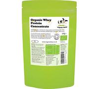 Organic Whey Protein Powder 1kg Unflavoured Grass Fed SOYA Free Pure Concentrate Gluten Free Low Carb Vegetarian 1000g