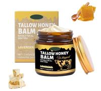 Organic Whipped Beef Tallow Face Moisturizer,Beef Tallow for Skin, Tallow Face Cream,with Raw Honey and Beeswax,Natural Grass Fed Tallow and Honey Balm,Skin Care Cream for Face & Body (1)