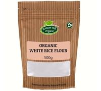 Organic White Rice Flour 500g by Hatton Hill Organic | Fine, Milled, Powder, Premium Baking & Cooking Flour
