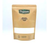 Organic White Rice Flour-Certified Organic, Non-GMO, Vegan, No Additives, No Preservatives, Resealable Bag by Thames Organic 500g