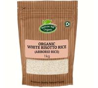 Organic White Risotto Rice (Arborio Rice) 1kg by Hatton Hill Organic