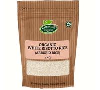 Organic White Risotto Rice (Arborio Rice) 2kg by Hatton Hill Organic