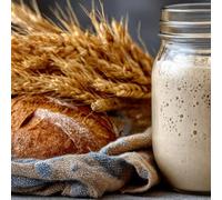Organic White Sourdough Starter - Live Culture for Artisan Bread Baking - Mild & Creamy Flavour - Easy to Use - Reusable & Long-Lasting