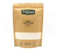 Organic White Spelt Flour - 500g of 100% Pure & Natural Flour - No Additives, No Preservatives - Vegan, Non-GMO, Certified Organic - Great for Baking, Cooking - Thames Organic