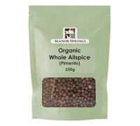Organic Whole Allspice (Pimento) 250g by Manor Springs Organic