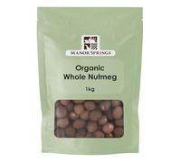 Organic Whole Nutmeg 1kg by Manor Springs Organic