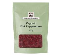 Organic Whole Pink Peppercorns 100g by Manor Springs Organic