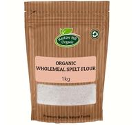 Organic Wholemeal Spelt Flour 1kg by Hatton Hill Organic | A Nutritious Ancient Grain for Wholesome Baking