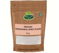 Organic Wholemeal Spelt Flour 2kg by Hatton Hill Organic | A Nutritious Ancient Grain for Wholesome Baking