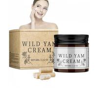 Organic Wild Yam Cream, Organic Enriched Wild Yam Cream, Wild Yam Cream Organic for Women, Anti-Wrinkle Cream Instant, for Pms & Menopause Relief (1 Piece)