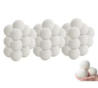 Organic Wool Dryer Balls, Wool Balls for Dryer, Laundry Balls for Dryer Reusable 48P Reducing Clothing Wrinkles,Saving Drying Time and Fabric Fluffier 100% New Zealand Wool Lint Balls (Cream White)