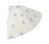 Organic Wool Felt Sauna Bath Hat that is Breathable and has Water Absorption with Cute Snowflake Print, Universal for Men and Women