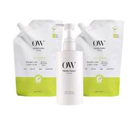 Organic Works Bergamot Hand & Body Lotion 500ml (Pack of 2) + Refill Bottle - 24hr Natural Moisturiser with Aloe Vera, Orange Peel Oil & Shea Butter-Soothes, Nourishes & Protects for Smooth, Soft Skin