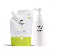 Organic Works Bergamot Shower Gel Starter Pack 500ml - Hypoallergenic Body Wash for Extra Dry Skin with Aloe Vera, Bergamot, Orange Oils & Vitamin C - Hydrating, 99.8% Natural, Protects Skin