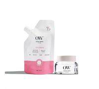 Organic Works Daily Bliss Moisturiser Starter Pack 100ml - 97.6% Natural Anti-Acne Daily Cream with Aloe Vera, Salicylic Acid & Shea Butter - Hydrating & Protective Care for Soft, Supple Dry Skin