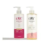 Organic Works Glow & Cleanse Combo - Double Cleanser & Foaming Face Wash with Vitamin C & E - 99.99% Natural, Hydrating - For Normal to Dry Skin - Vegan & Cruelty-Free