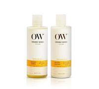 Organic Works Shine Boost Shampoo and Conditioner Combo Set - With Aloe Vera, Nettle, Rosemary & Shea Butter - 99.99% Natural, 20.23% Organic -100% Vegan & Cruelty-Free Haircare - For All Hair Types
