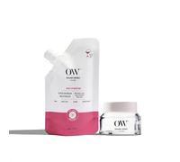 Organic Works Super Intensive Moisturiser Starter Pack 100ml - 24hr Hydration & Anti-Aging Cream with Jojoba, Grape Seed & Cocoa Butter - For Dry & Mature Skin, Smooths Fine Lines & Wrinkles