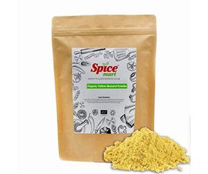 Organic Yellow Mustard Powder Premium Quality Free P&P Certified by Soil Association (50g)