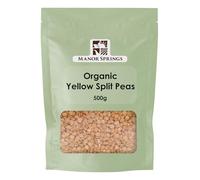 Organic Yellow Split Peas 500g by Manor Springs Organic