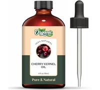 Organic Zing Cherry Kernel Oil 118 ml (3.99 fl oz) - Lightweight Fruit Kernel Oil for Skincare, Haircare & DIY Formulations