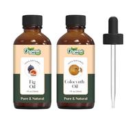 Organic Zing Essential &CarrierOil Duo - Fig (Ficus carica) Oil (30ml) & Colocynth Oil (30ml)