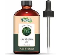 Organic Zing Eucalyptus Essential Oil Organic Pure & Natural for Skin, Face, Hair Care, Aroma Therapy, Diffuser, Conditioner - 118ml