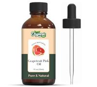 Organic Zing Grapefruit Pink (Citrus × paradisi) Oil | Pure & Natural Essential Oil for Skincare, Hair Care, Aroma and Diffusers- 30ml/1.01fl oz