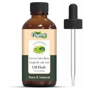 Organic Zing Green Coffee Bean (Coffea Arabica.) Oil | Pure & Natural Carrier Oil for Skincare, Hair Care & Massage- 30ml/1.01fl oz