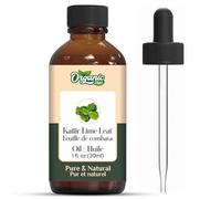 Organic Zing Kaffir Lime Leaf Oil 30 ml (1.01 fl oz) - Fresh Citrus-Green Oil for Haircare, Soap Making & DIY Blends