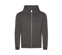 Organic zip-up hoodie Just Hoods Organic Gris M