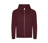 Organic zip-up hoodie Just Hoods Organic Rouge 2XL