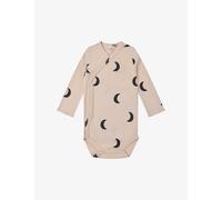 Organic Zoo Cream/vy Abstract-print Organic-cotton Bodysuit 0-12 Months 0-3