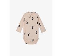 Organic Zoo Organic Zoo Abstract-Print Cotton Bodysuit 0-12 Months Cream/Navy 0-3 Months