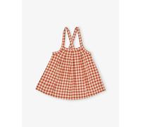 Organic Zoo Organic Zoo Gingham Tribe Cotton Skirt 1-4 Years Red 3-4 Years