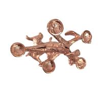 Organically Branching Decorative Knob Intricate Decorative Knobs Reflective Home Décor Highlight for Display Covers, Luxe Interiors, Cabinets, Rose Gold