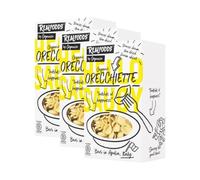 Organico Organic Orecchiette Pasta - Italian Slow-Dried Durum Wheat Pasta, Bronze-Cut, Vegan, No Preservatives, Perfect for Cream Sauce, Pasta Bake, Al Dente Texture, 500g (Pack of 3)