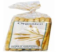 Organico - Spelt Grissini Breadsticks 12x 120g. Organic and Made With Authentic Italian Ingredients. Traditional, Crispy Handmade Bread sticks. No GMO, No Preservatives. Great For Party Food Or Snacks