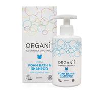 ORGANii Everyday Organics Fresh Foam Bath & Shampoo for Sensitive