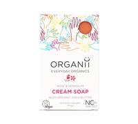 ORGANii Everyday Organics Rose & Geranium Cream Bar Soap - 100g