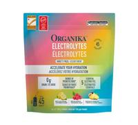 Organika Electrolytes Variety Pack | 45 Sachets | Lemonade, Raspberry, Pineapple Passion Fruit | Sugar Free Drink Mix with 5 Electrolytes & Vitamin C | Hydration & Wellness | Canadian