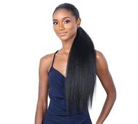 Organique Mastermix Synthetic Pony Pro Wrap Around Ponytail Natural Yaky 24" (1 Jet Black)