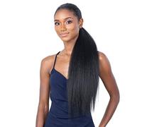 Organique Mastermix Synthetic Pony Pro Wrap Around Ponytail - NATURAL YAKY 24" (1B Off Black)