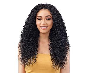 Organique Mastermix Synthetic Weave - WATER CURL 18" (1B Off Black)