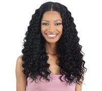 Organique Synthetic Hair U Part Wig - EXOTIC DEEP (Color:1B OFF BLACK)