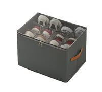 Organisateur de chaussures - Organisateusr Chaussures Placard | Boîtes à chaussuress | Boîtes rangement pliable | Boîte rangements compartiments réglables avec couvercle transparent et poignée