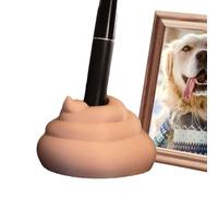 Organisateur de crayons à déjections canines - porte-crayons pour bureau | Porte-crayon créatif en forme de merde | Papeterie Lovers Desk Crayon Organisateur Table Mini Pot de Plante pour Table à Thé