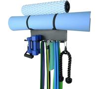 Organiser in the Gym Rack - 1665 g Multi-Purpose Studio Gym Racks Organisers for Ropes Straps & Small Dumbbells Ideal for Home Gym, Perfect for Training, Yoga and Fitness