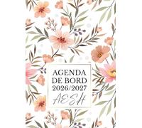 Organiseur AESH 2026/2027: Agenda de Bord 2026 2027 | Planificateur hebdomadaire A4 avec calendrier scolaire, 45 fiches de suivi et pages pratiques - Cadeau AESH d’école idéal