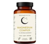 ORGANIVITS Magnesium Complex Capsules | Advanced Blend of Pure Magnesium Including Bisglycinate | 60 Vegan Capsules | No Fillers or Additives | Support for Sleep, Recovery & Muscle Function